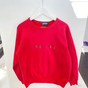 Vintage Beaver Canoe crewneck. Great condition. Embroidered lettering.